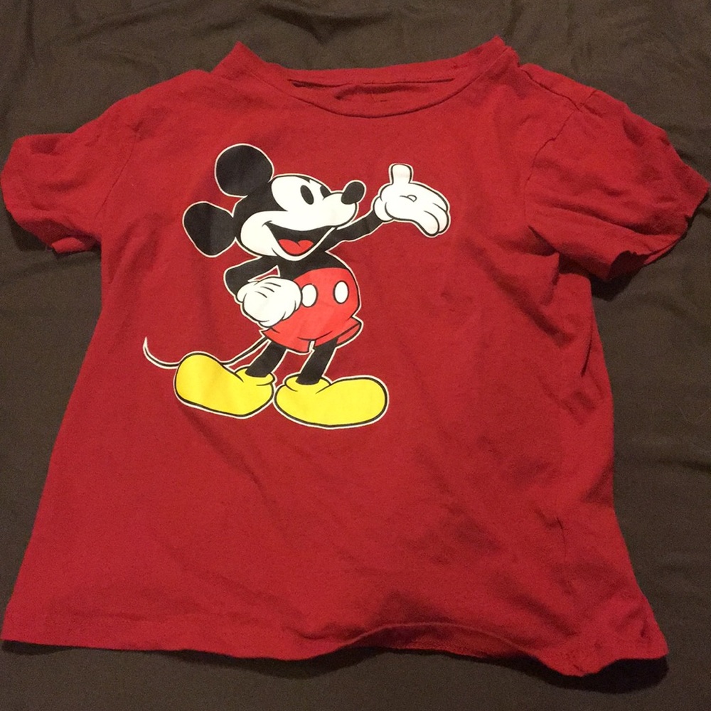Red Mickey Mouse Shirt